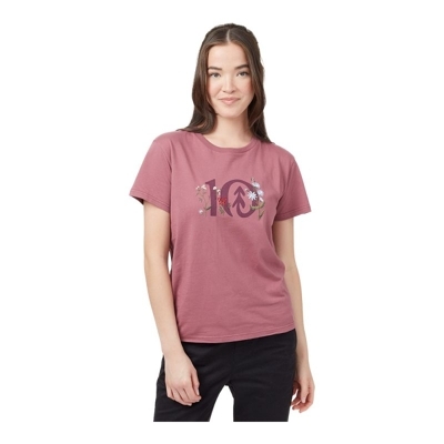 Tentree - Floral Logo - T-paita - Naiset